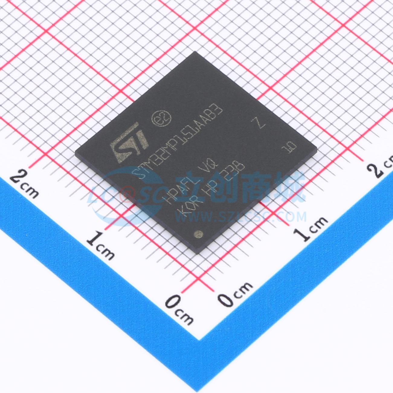 点击查看大图 STM32MP151AAB3实物图