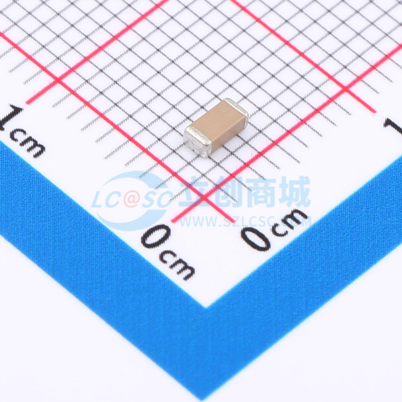 点击查看大图 1206X7R104K101NT实物图