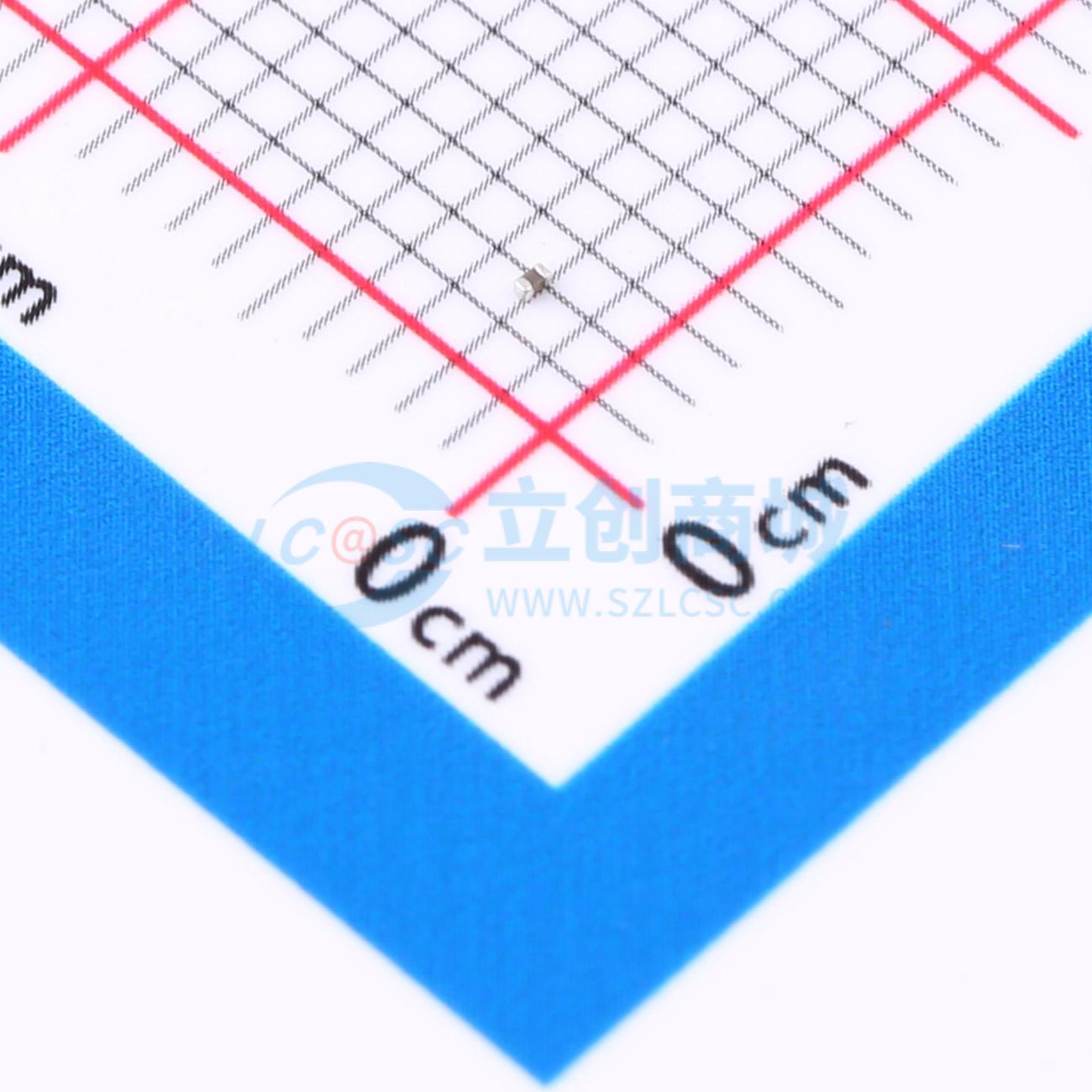 点击查看大图 CGA0201X7S103K6R3ET实物图