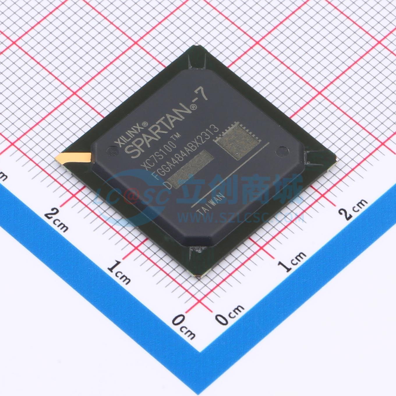 点击查看大图 XC7S100-2FGGA484I实物图