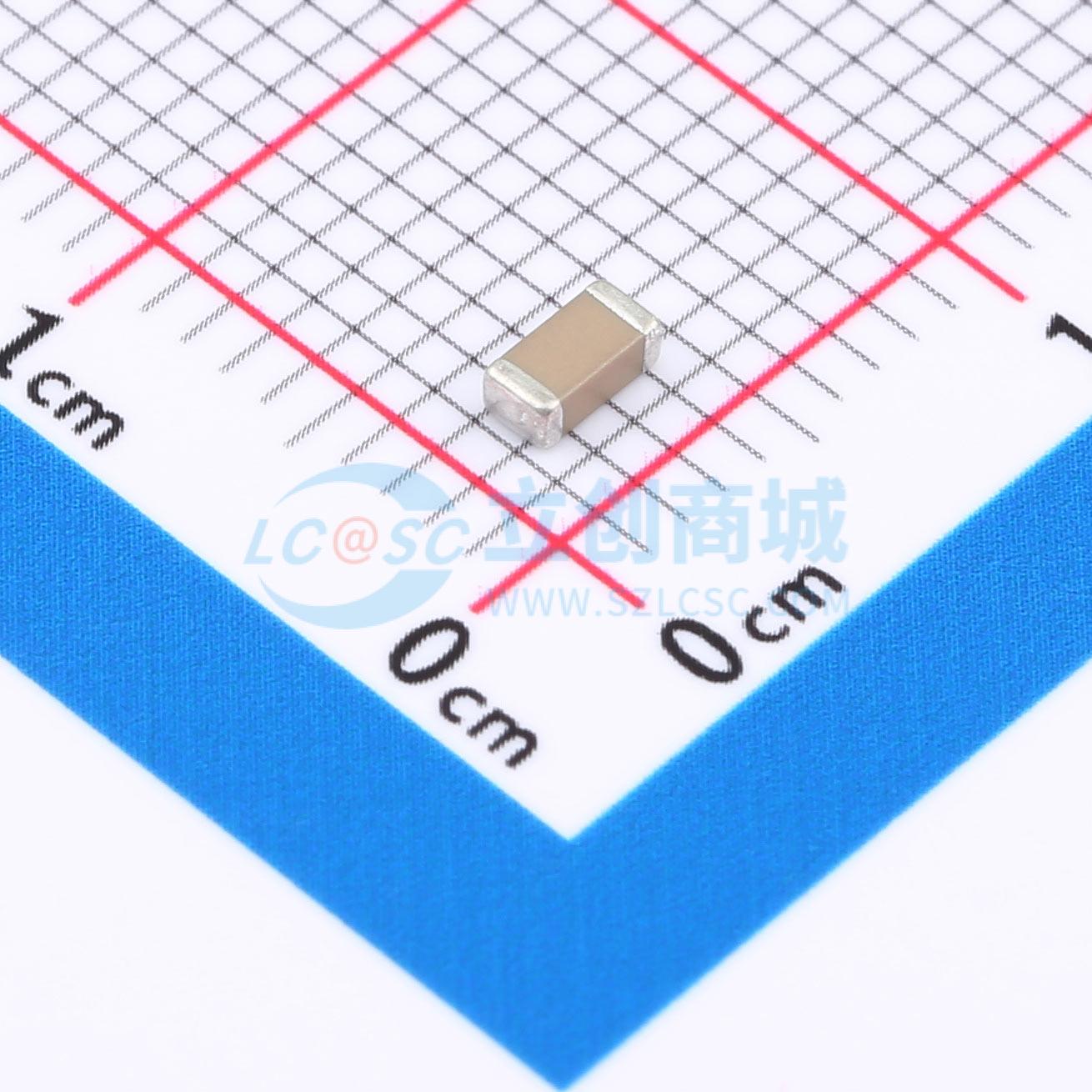 点击查看大图 1206X7R101K102NT实物图