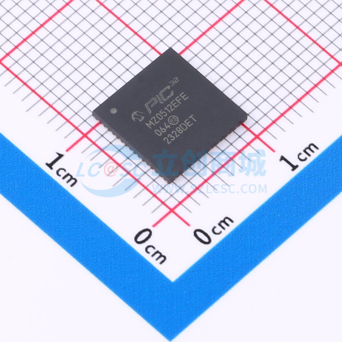 点击查看大图 PIC32MZ0512EFE064-I/MR实物图