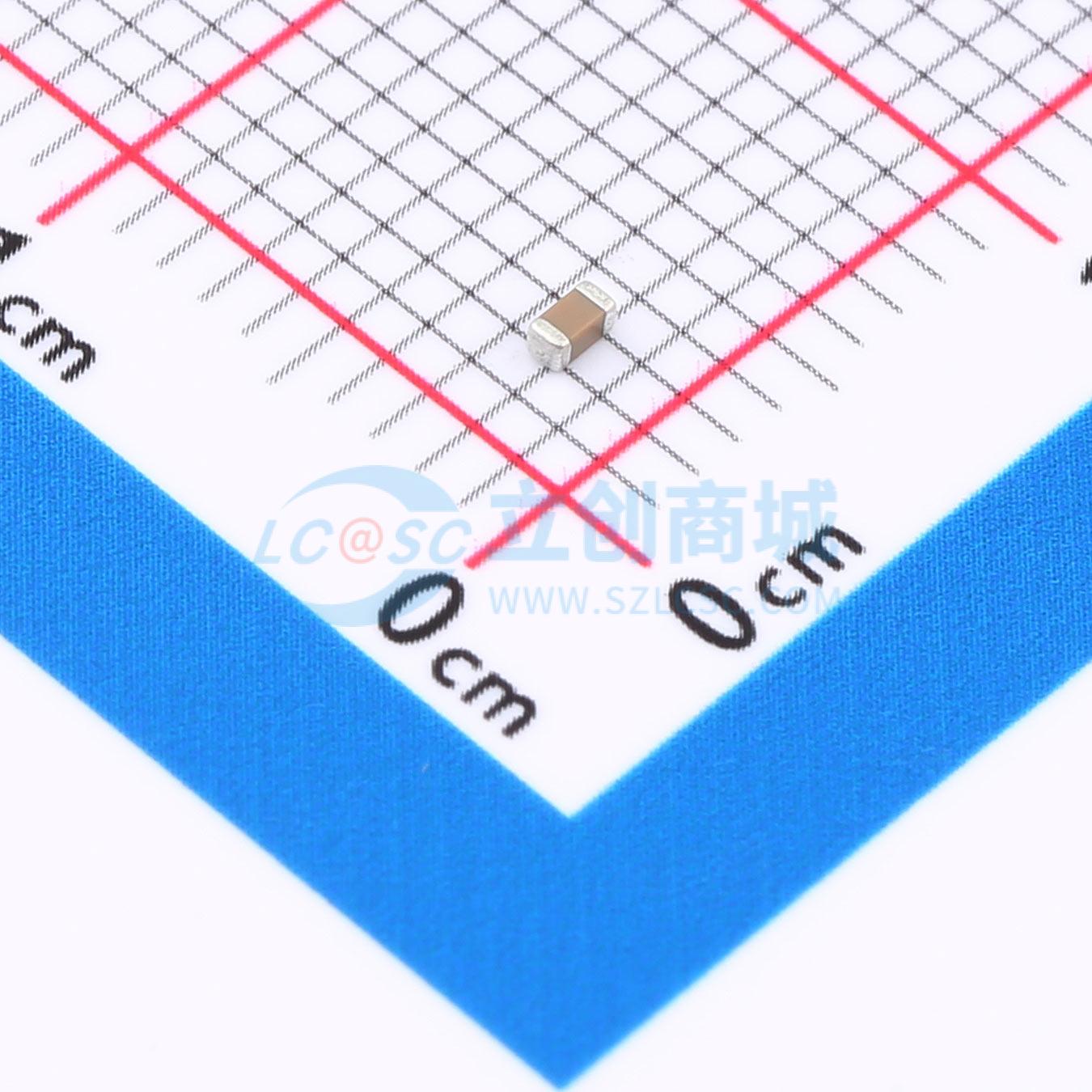 点击查看大图 0603X7R152K500NT实物图