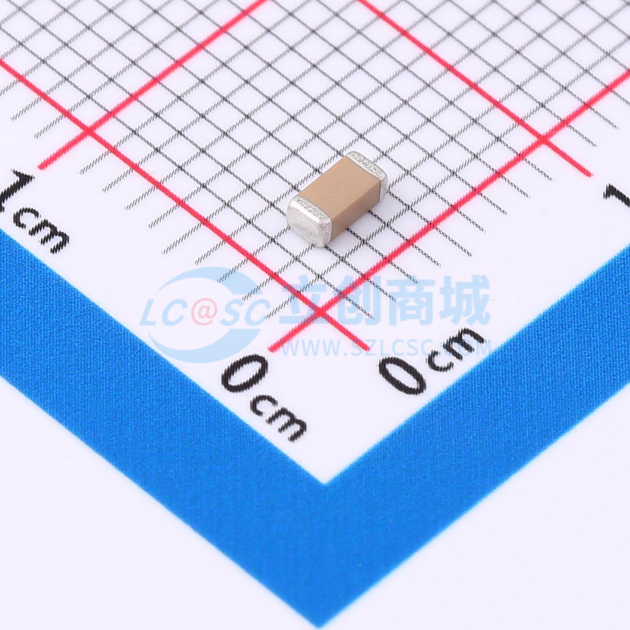 点击查看大图 1206X7R153K101NT实物图