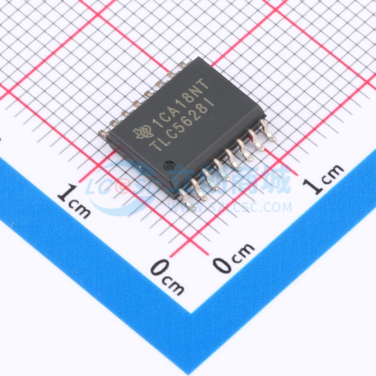 点击查看大图 TLC5628IDW实物图