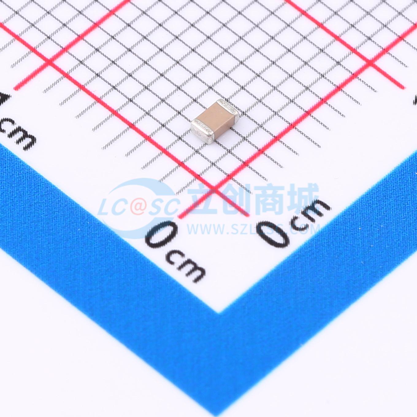 0805X7R221K500NT实物图