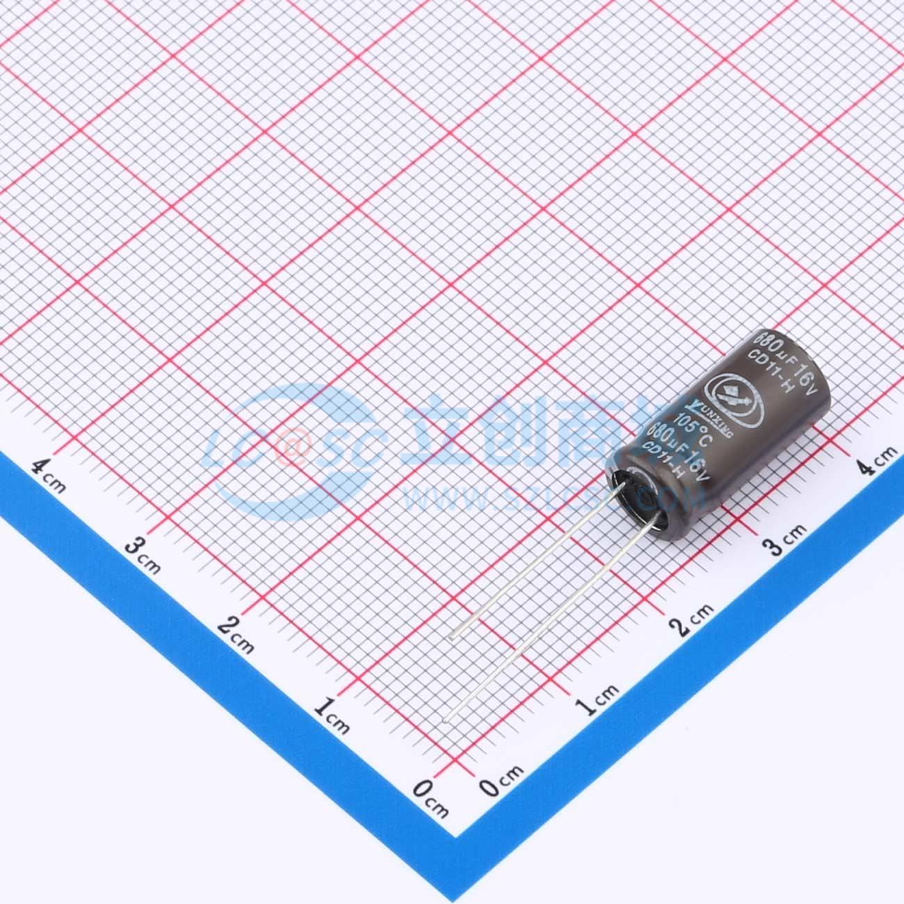 点击查看大图 ECH1CM681F16OTZVZC实物图