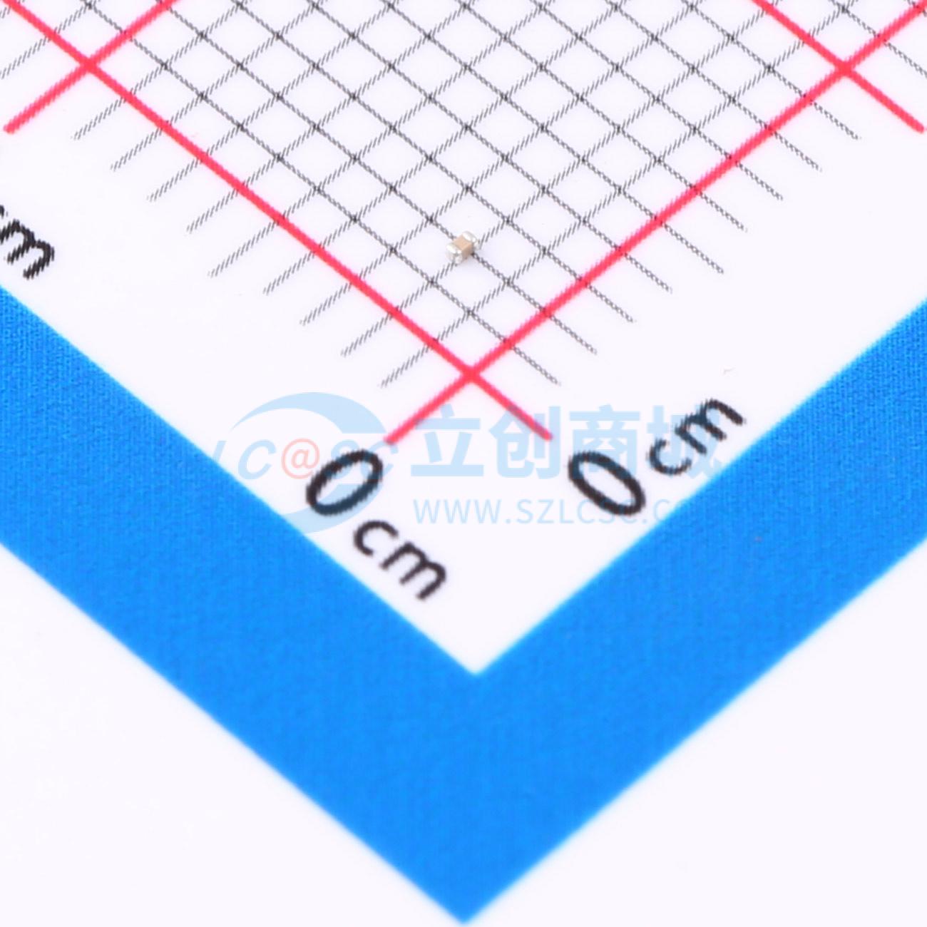 点击查看大图 CGA0201X5R474M6R3ET实物图