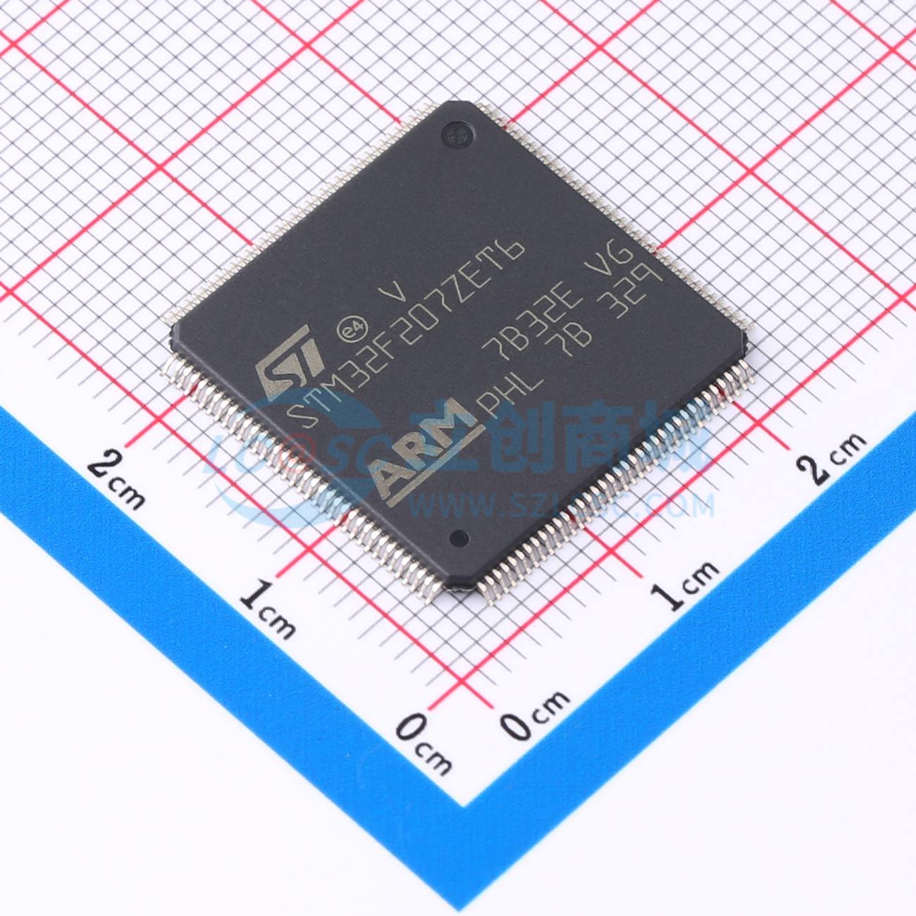 点击查看大图 STM32F207ZET6TR实物图