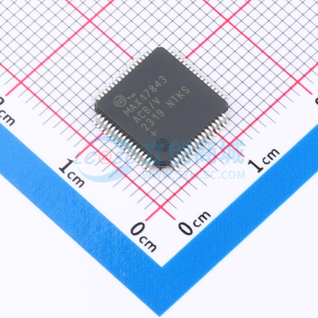 点击查看大图 MAX17843ACB/V+实物图