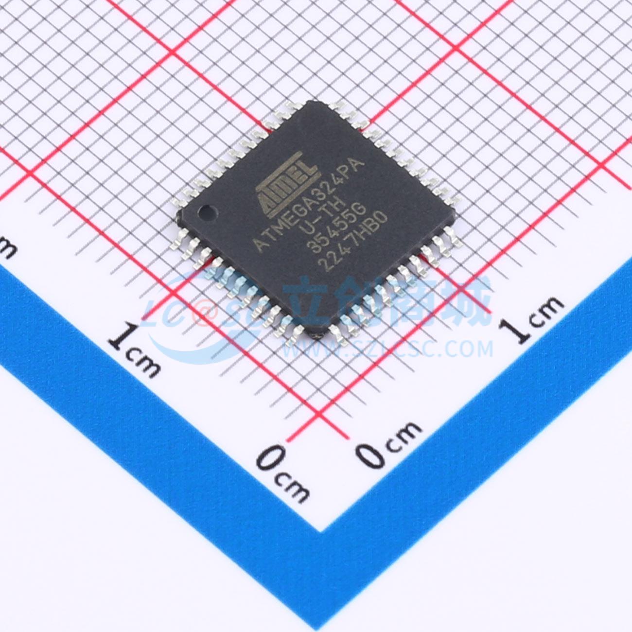 ATMEGA324PA-AUR实物图