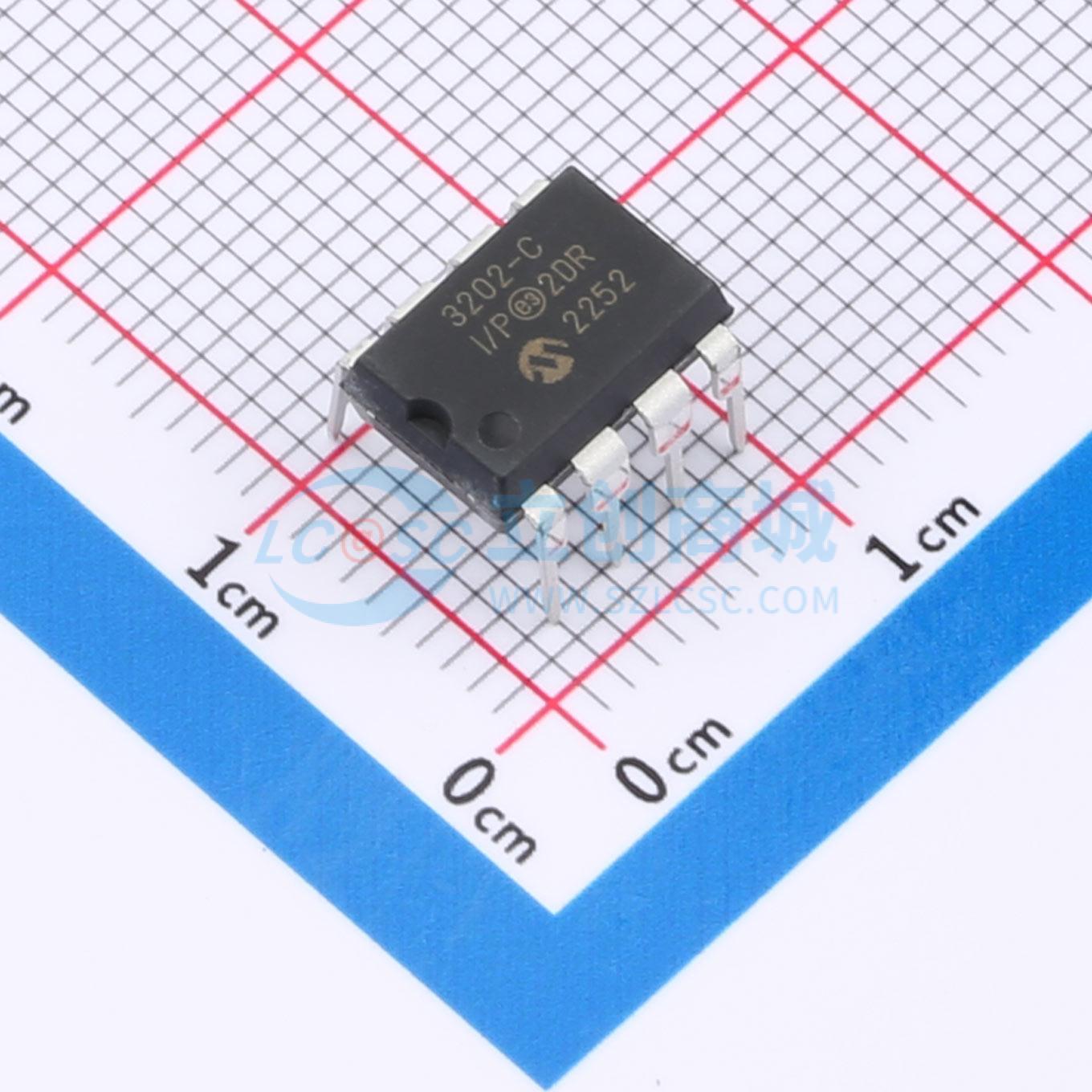 MCP3202-CI/P实物图