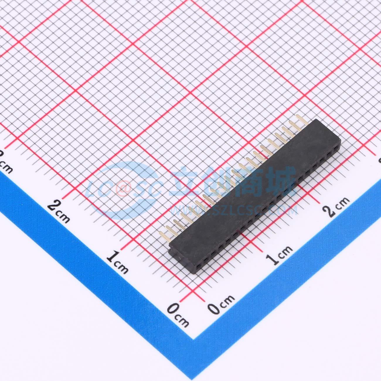 点击查看大图 KH-1.27FH-1X20P-H4.3实物图