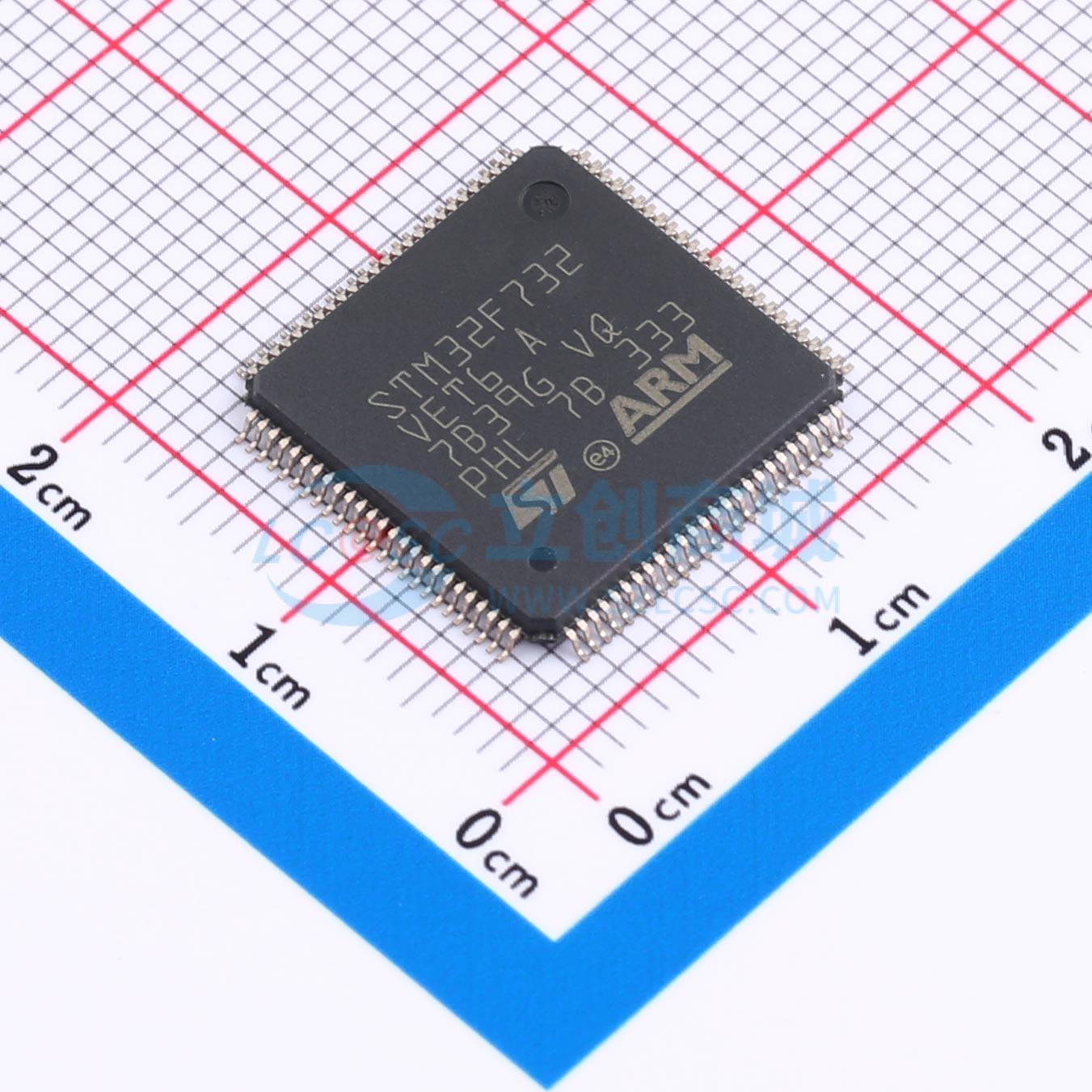 点击查看大图 STM32F732VET6实物图
