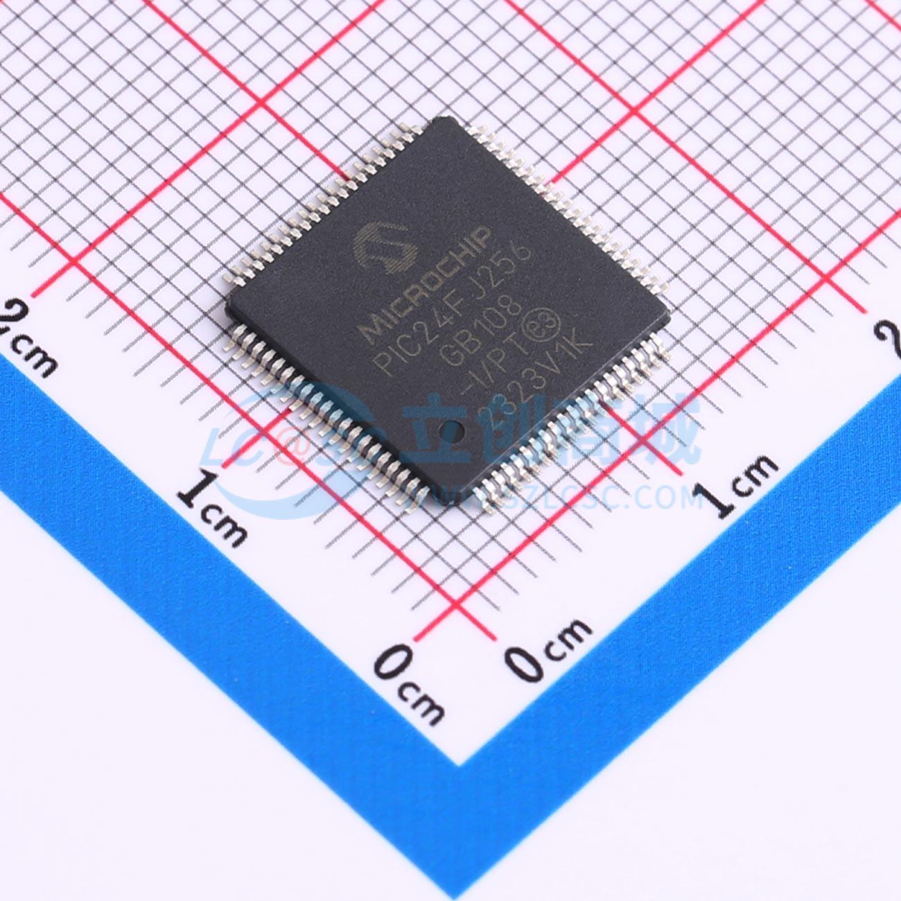 点击查看大图 PIC24FJ256GB108T-I/PT实物图