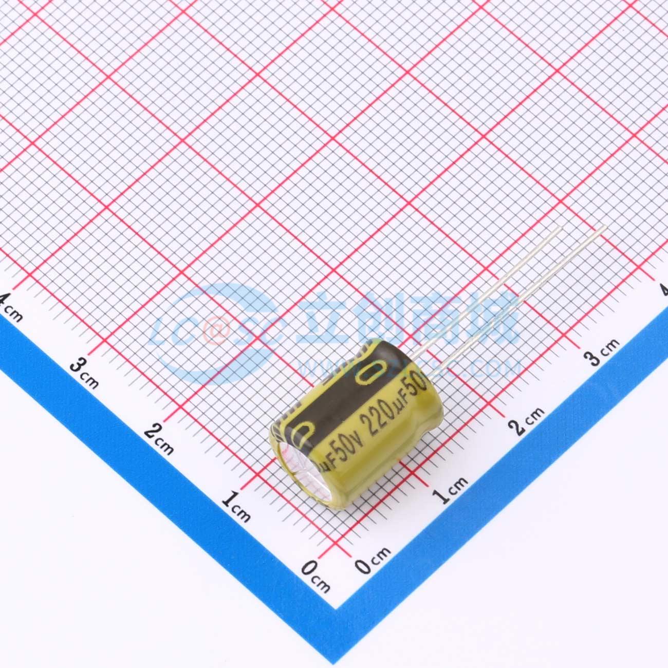 点击查看大图 LKME1251H221MF实物图
