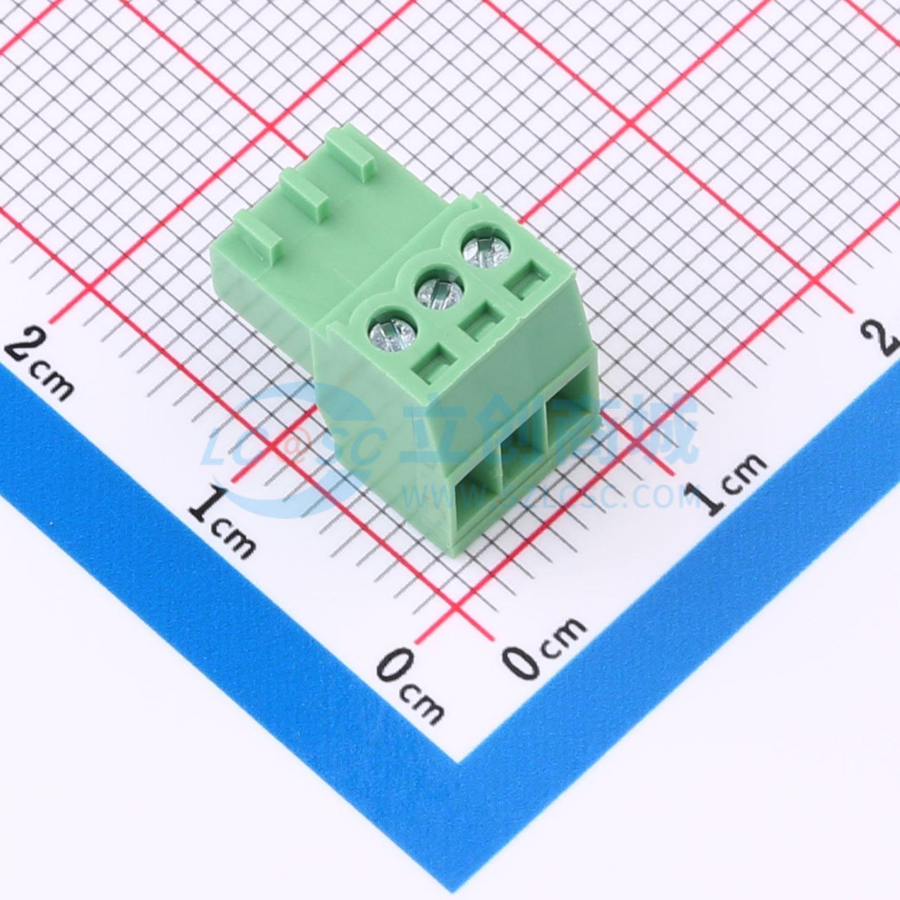 点击查看大图 DB2EK-2.54-3P-GN-S实物图