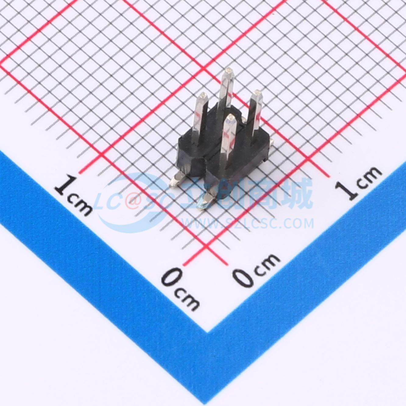点击查看大图 2.54-2*2P立贴针实物图