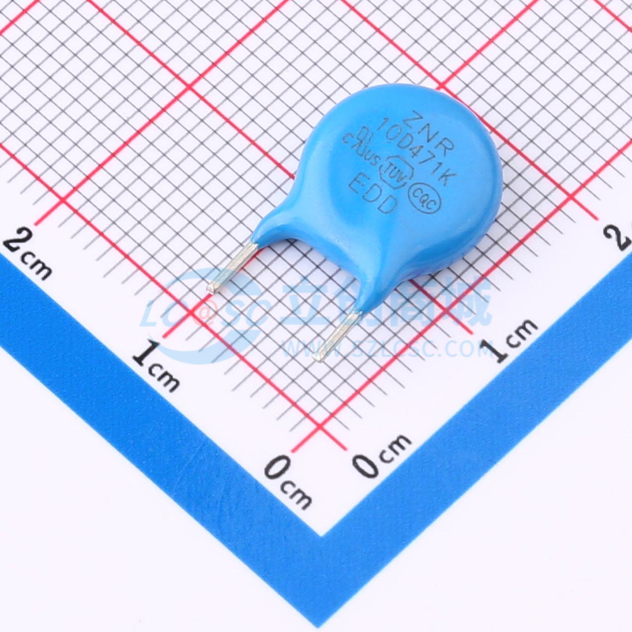 点击查看大图 RM10D471KD14E100实物图