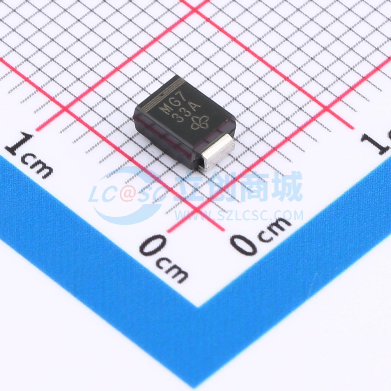 点击查看大图 SM6T33A-E3/52实物图