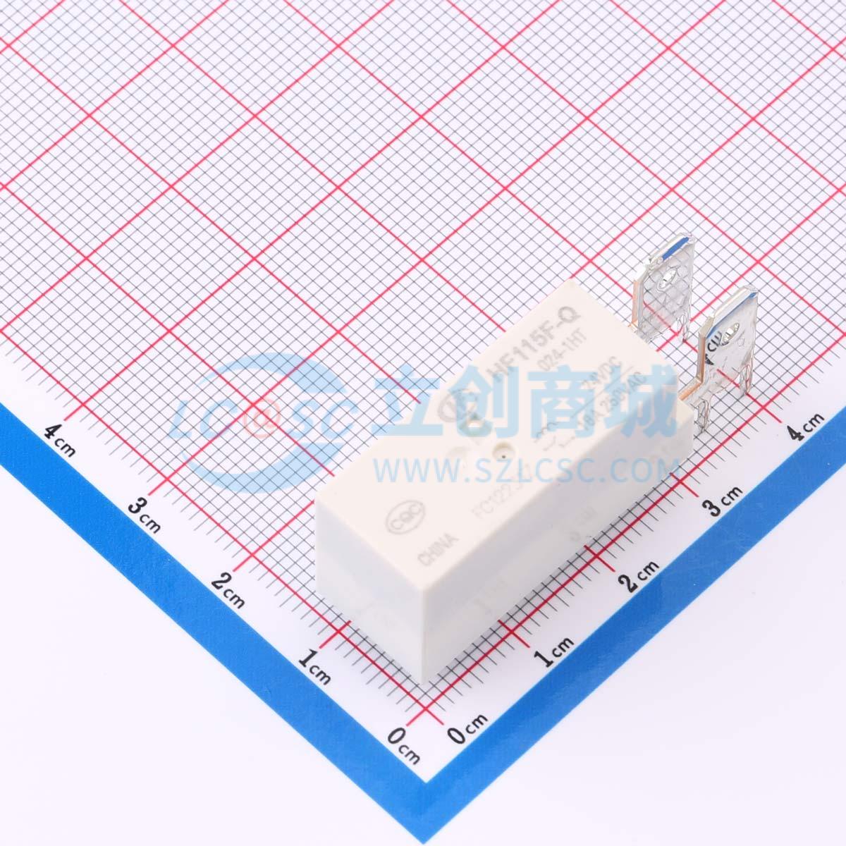 点击查看大图 HF115F-Q/024-1HT实物图