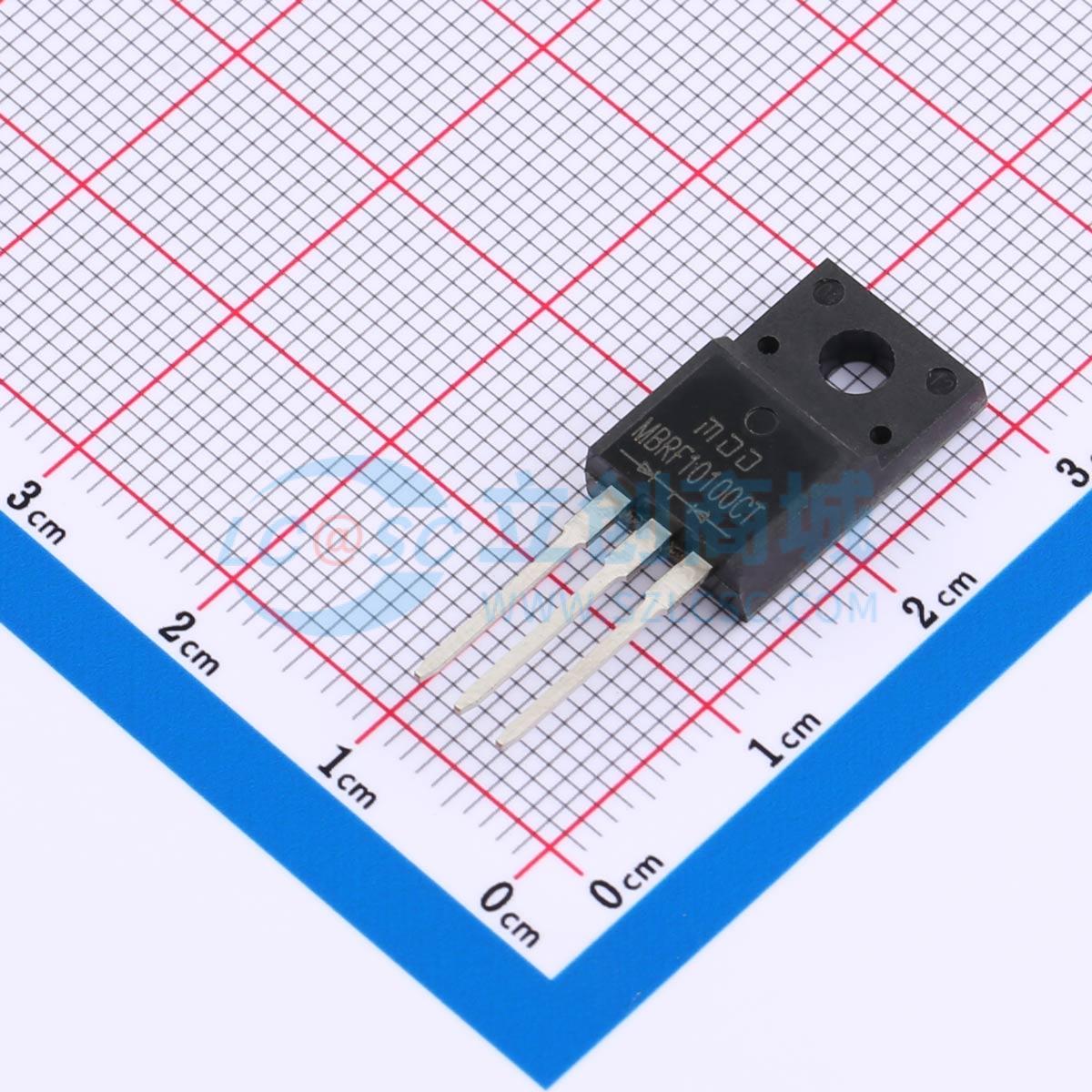 点击查看大图 MBRF10100CT实物图