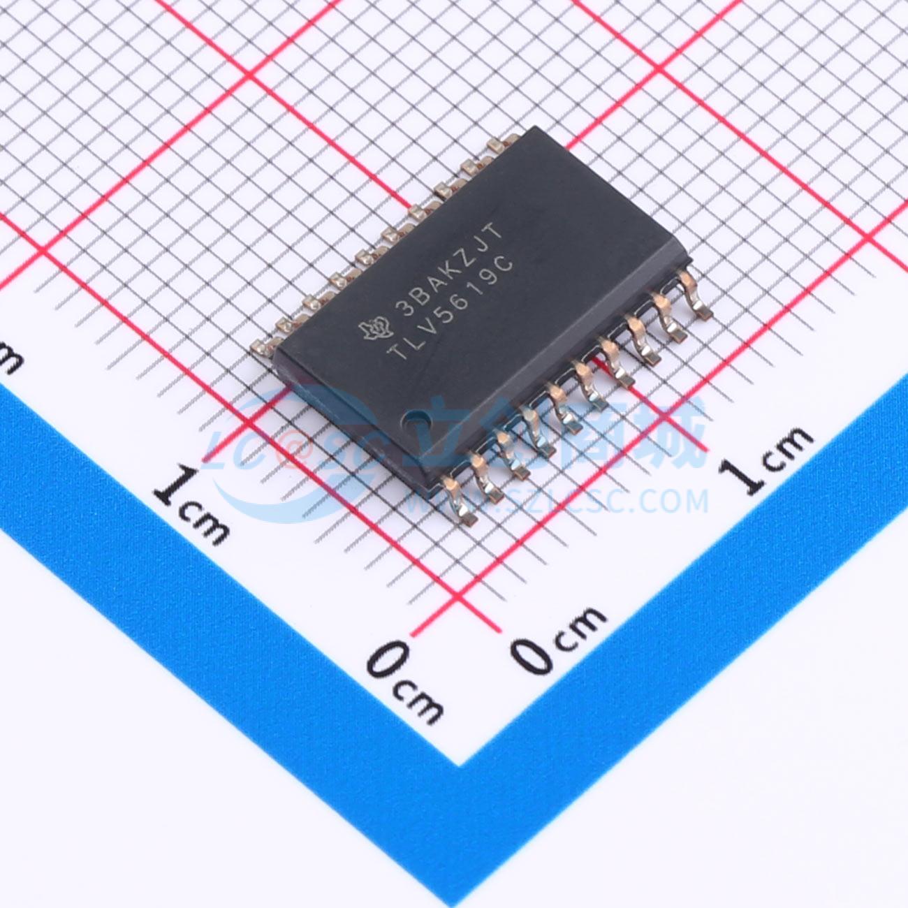 点击查看大图 TLV5619CDW实物图