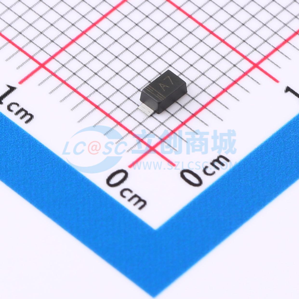 点击查看大图 1N4007W-6AF实物图