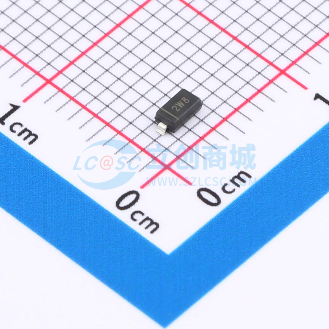 点击查看大图 BZT52B5V1实物图