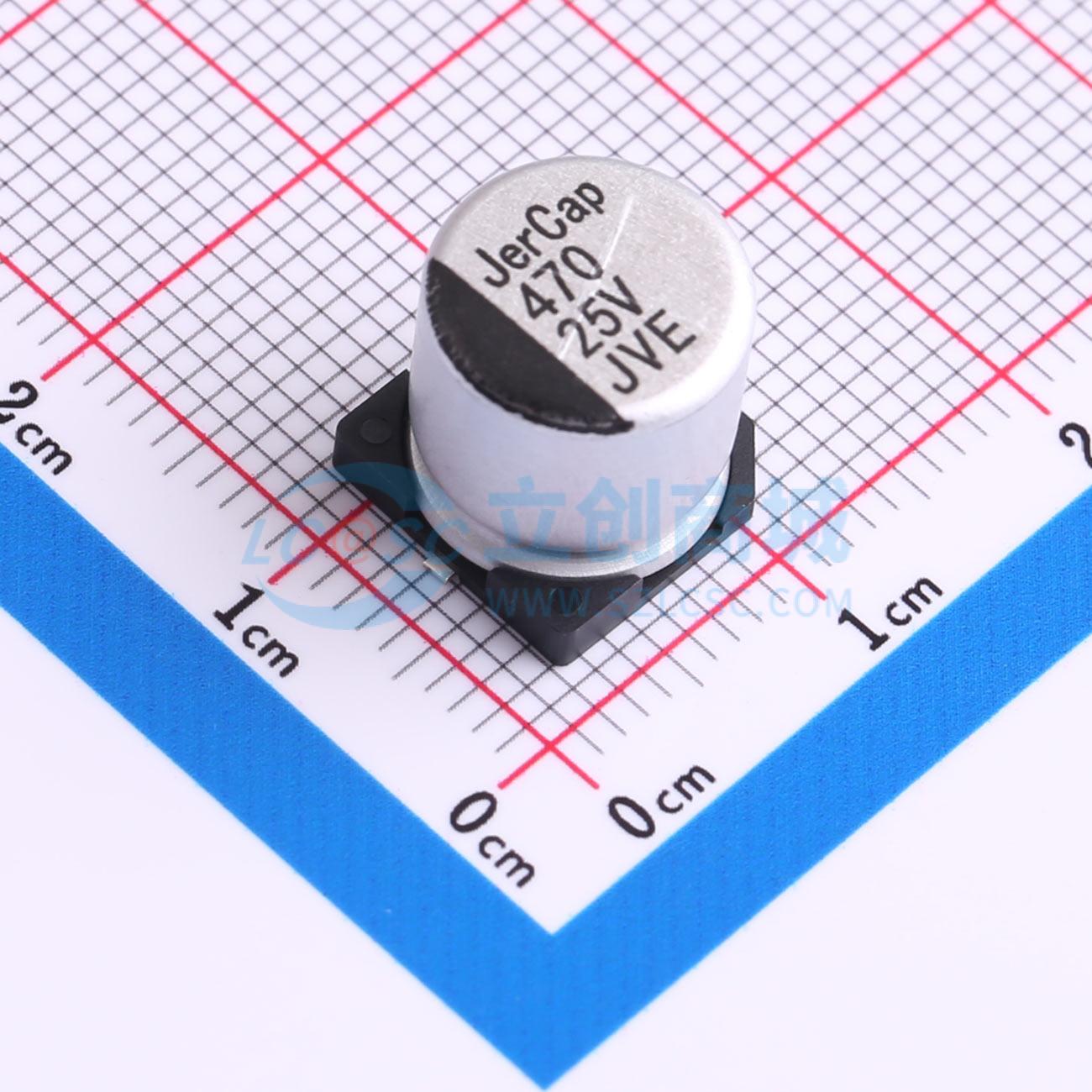 点击查看大图 JVE25V470M10X10实物图