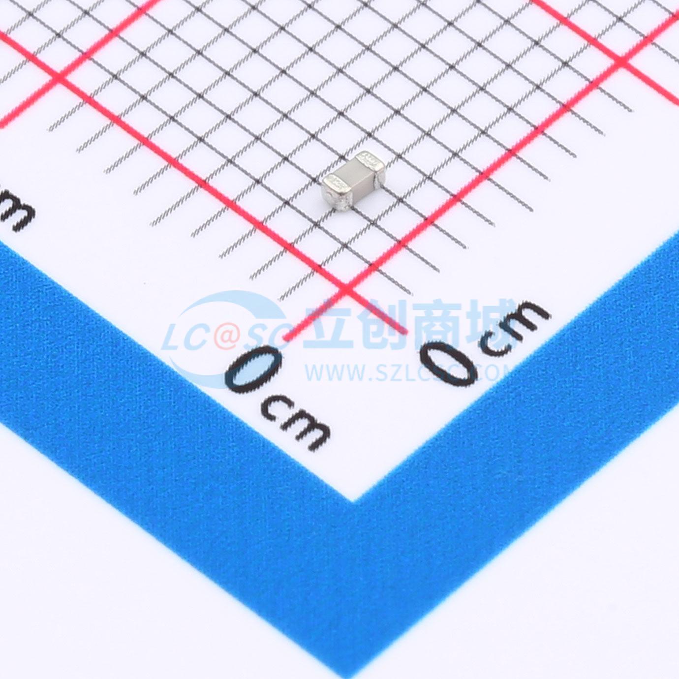 点击查看大图 0603N101F500CT实物图