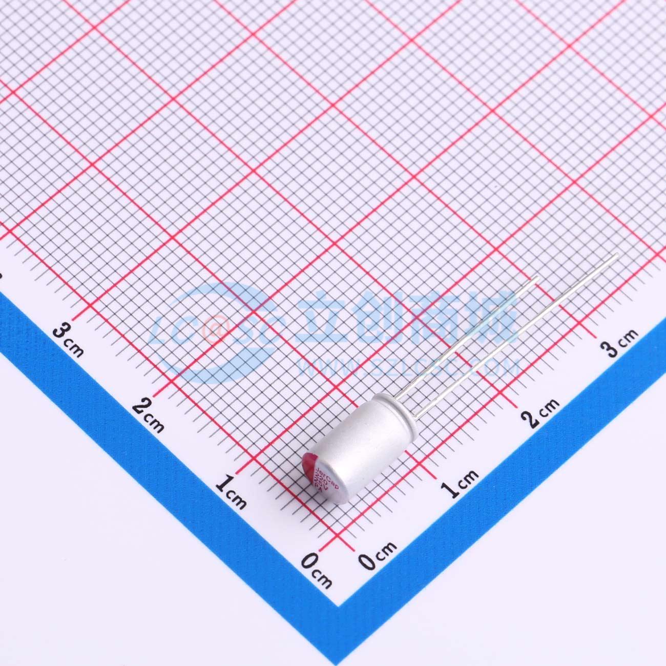 PA25V220M5X9实物图