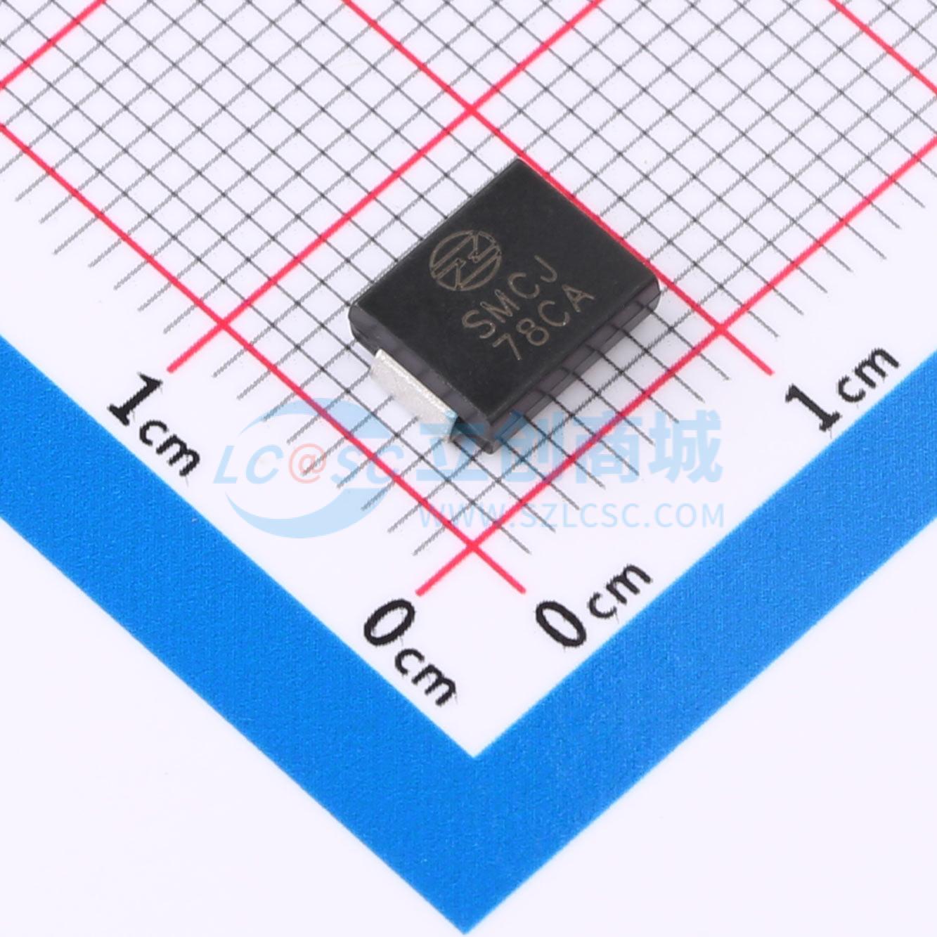 点击查看大图 SMCJ78CA实物图