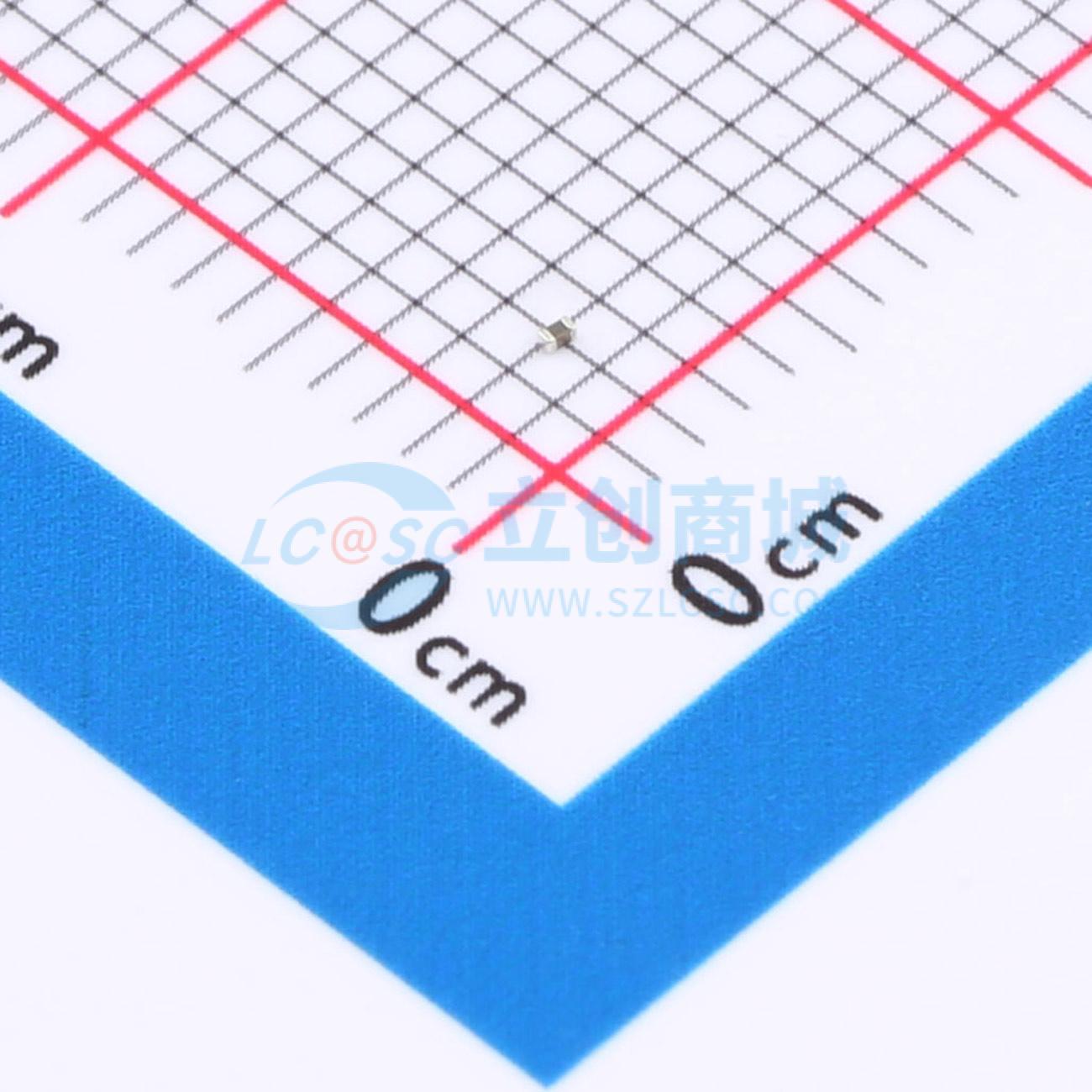 点击查看大图 CGA0201X5R104M6R3ET实物图