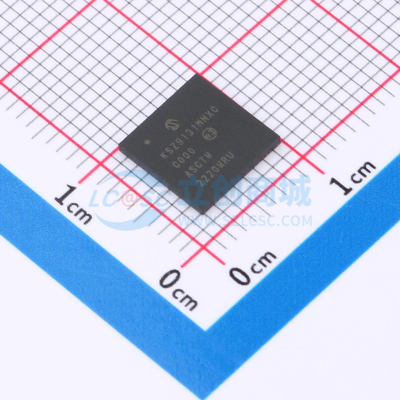 点击查看大图 KSZ9131MNXC实物图