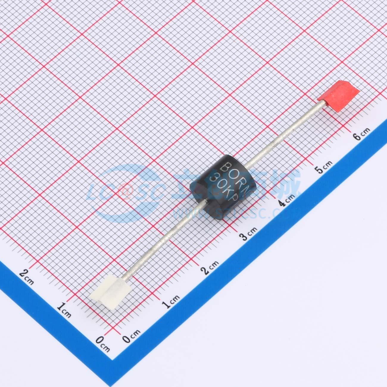 点击查看大图 30KP150CA实物图