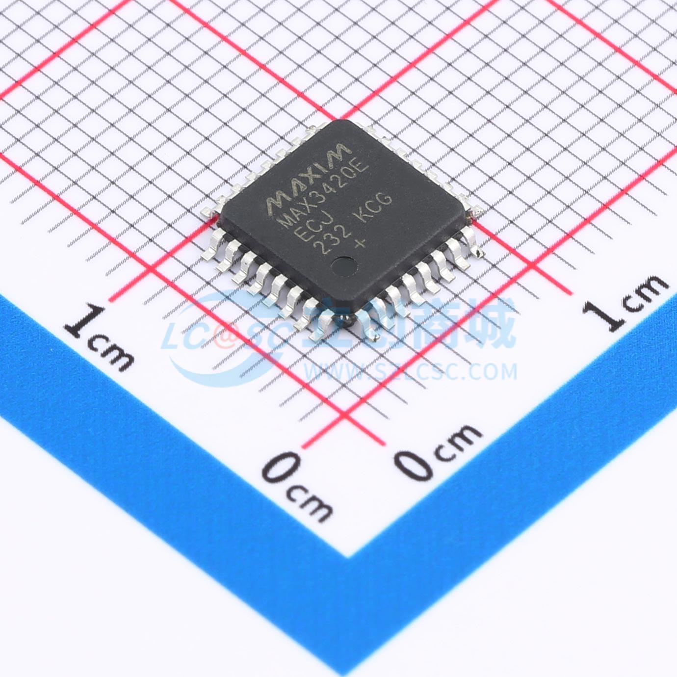 点击查看大图 MAX3420EECJ+实物图