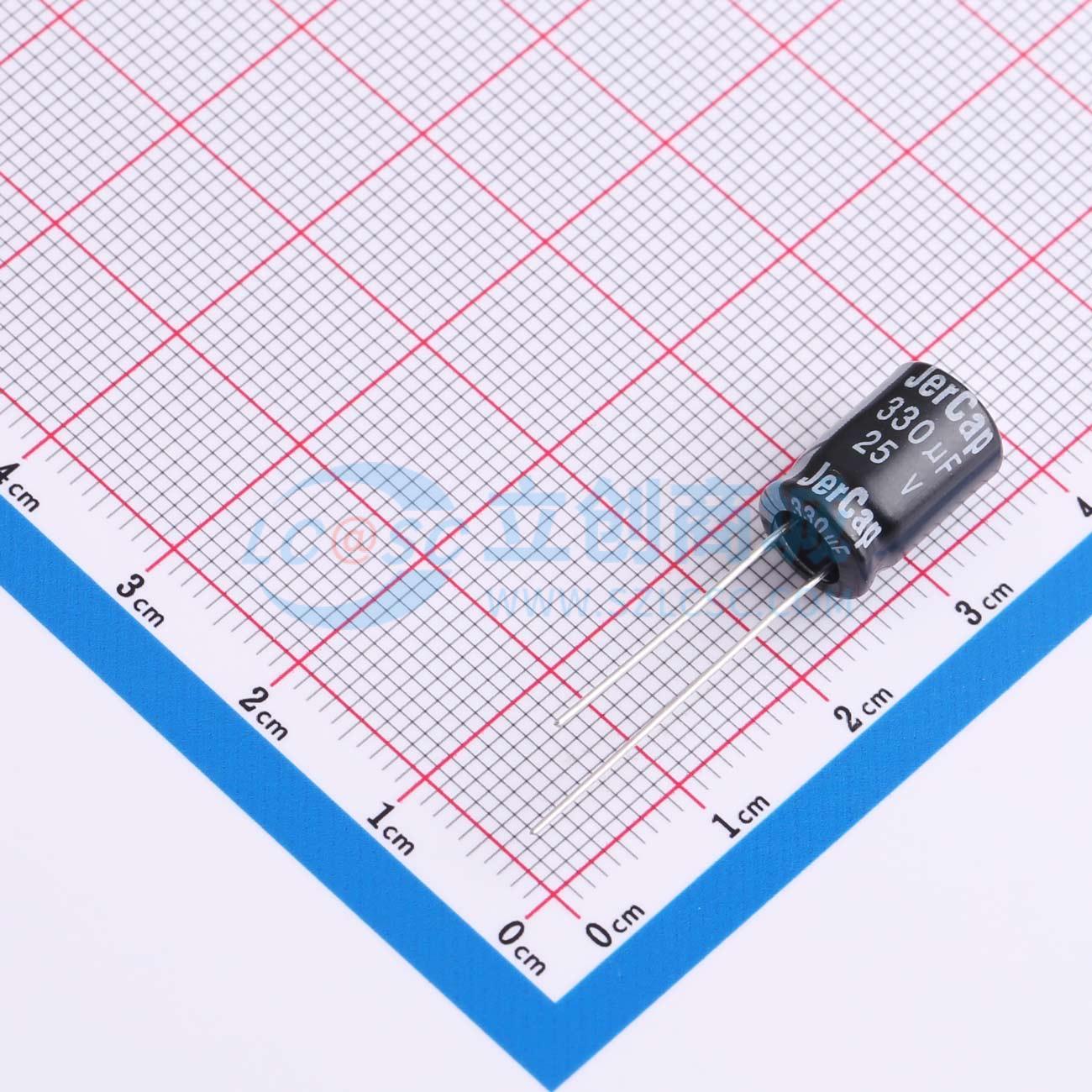 点击查看大图 ERG25V330M8X12实物图