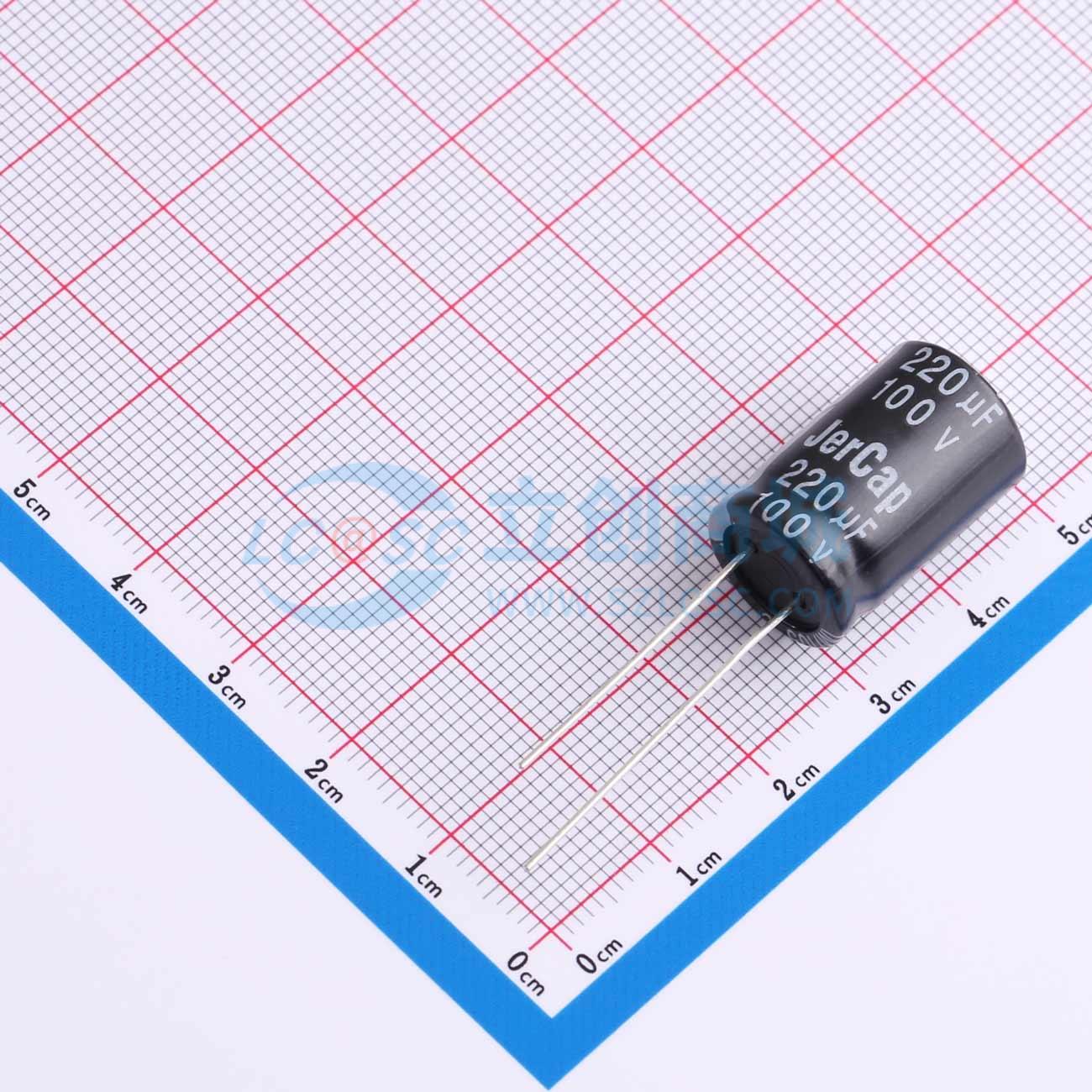 点击查看大图 ERG100V220M13X21实物图