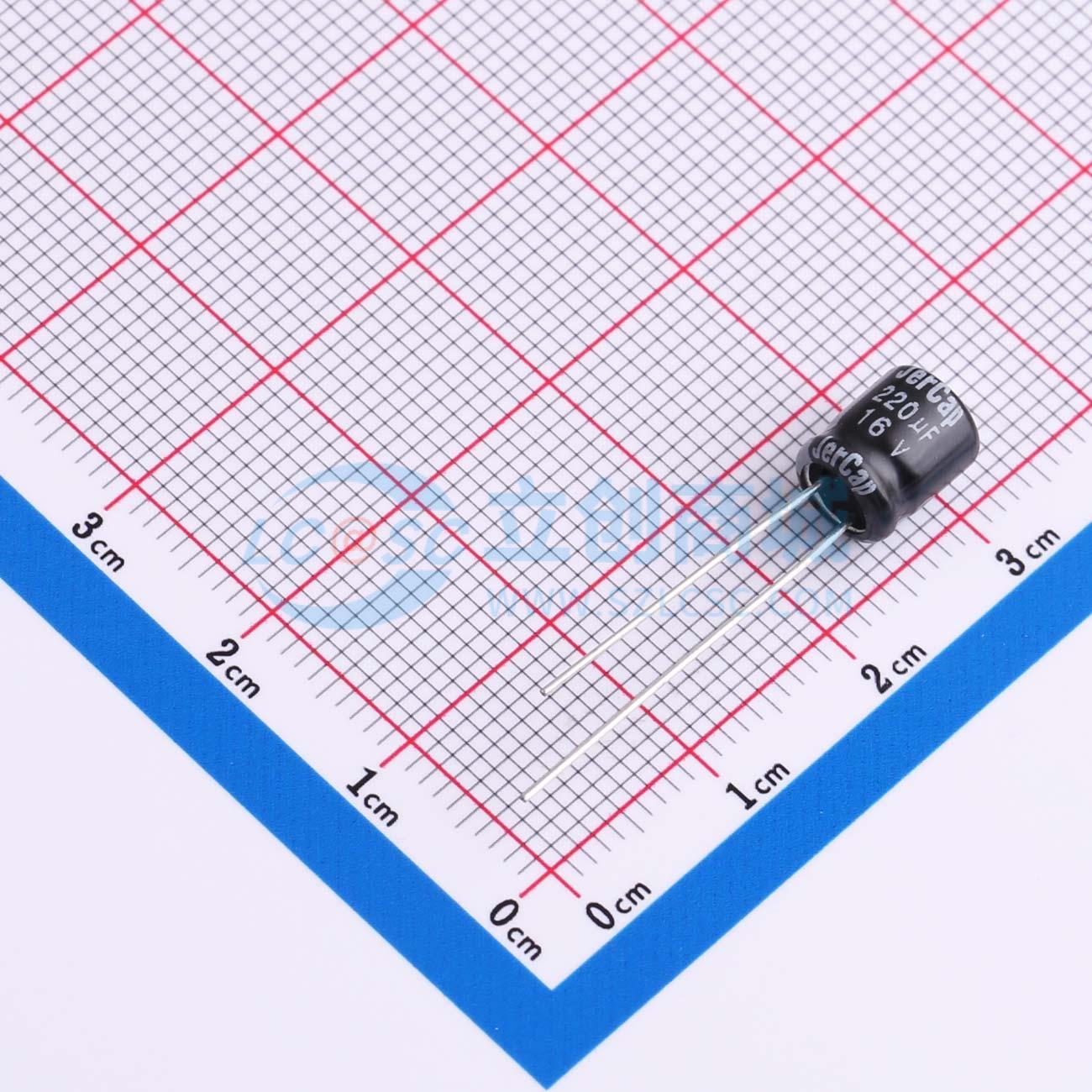 ERG16V220M6X7实物图