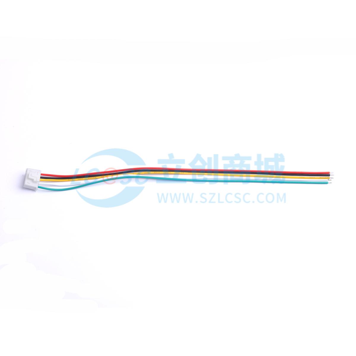 HX XHB2.54-5P DT 200mm 24AWG实物图