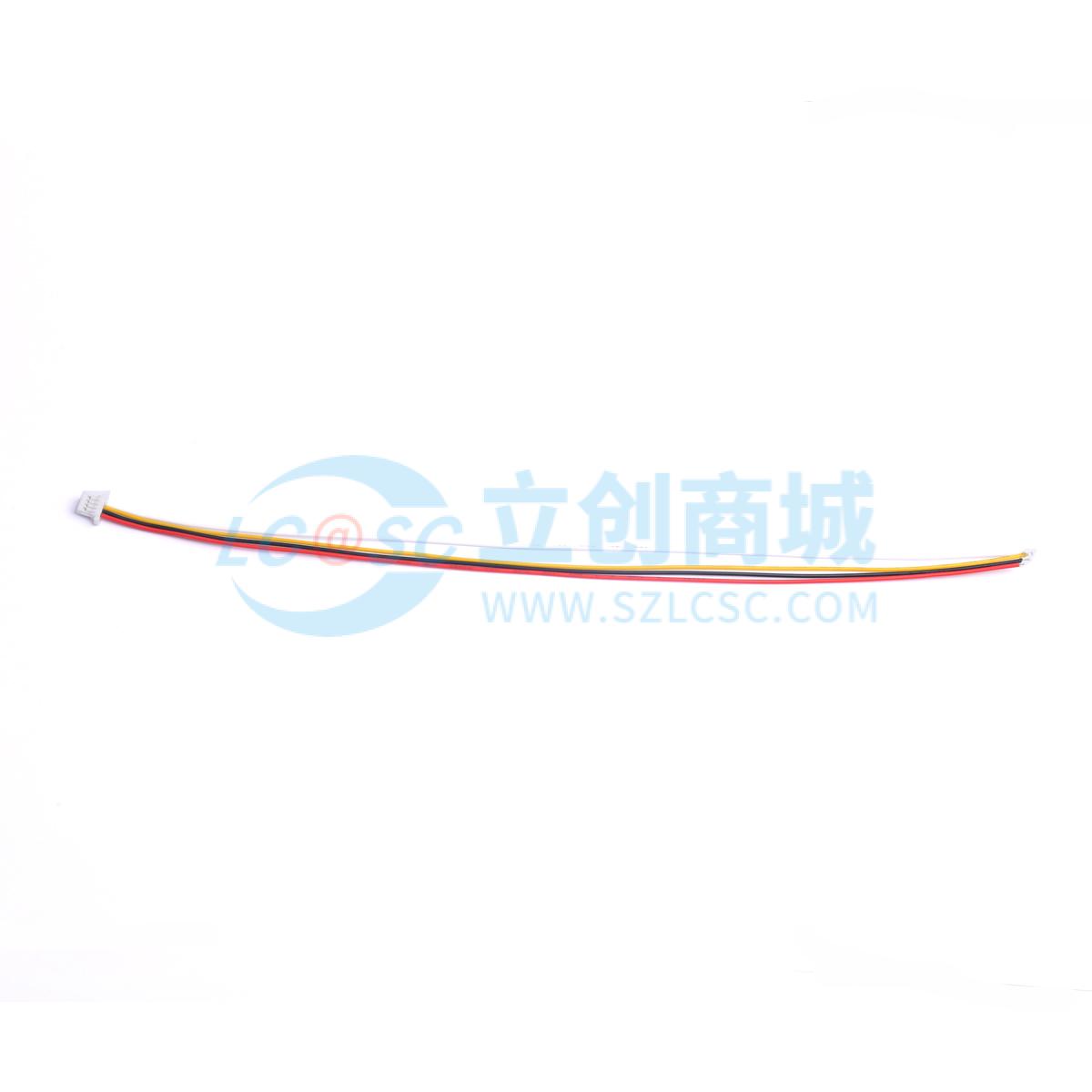 HX 1.0-4P DT 200mm 28AWG实物图