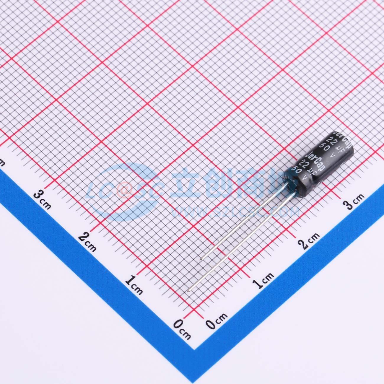 点击查看大图 ERG50V22M5X11实物图