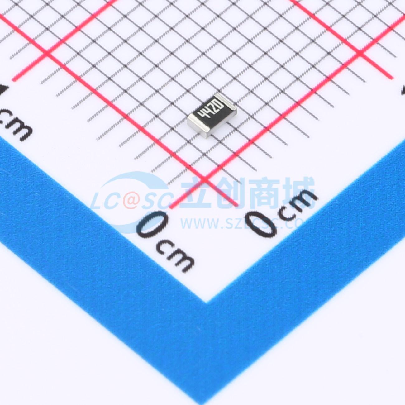 点击查看大图 AC0805FR-07442RL实物图