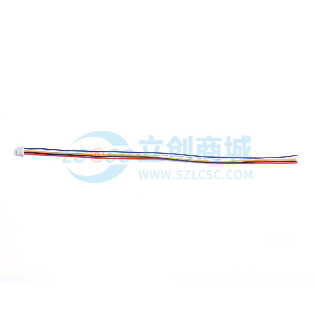 HX 1.0-5P DT 200mm 28AWG实物图