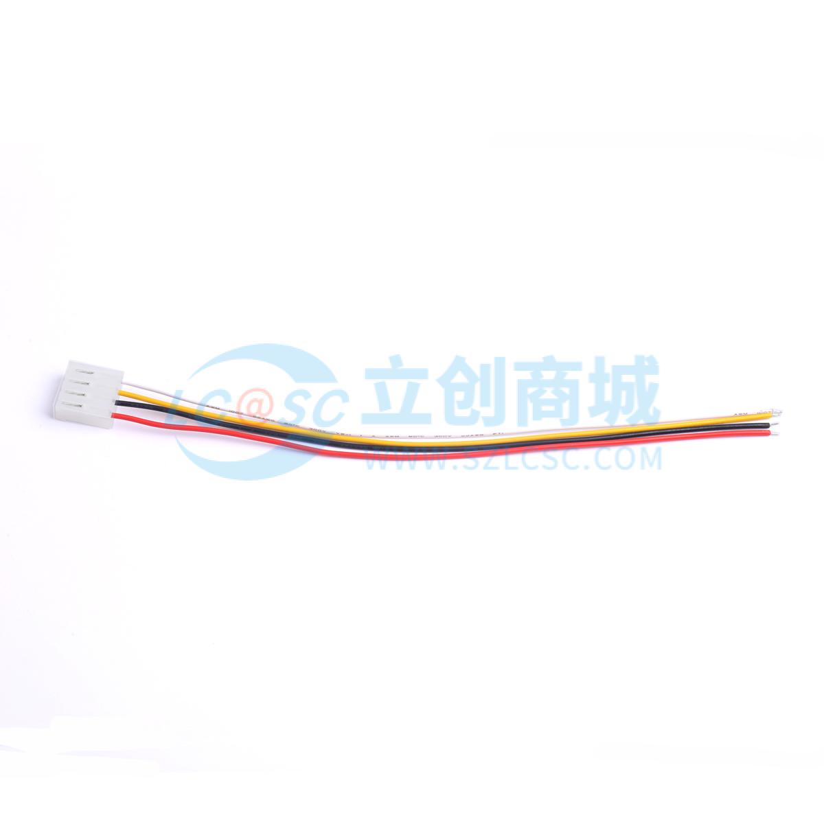 HX CH3.96-4P DT 200mm 22AWG实物图