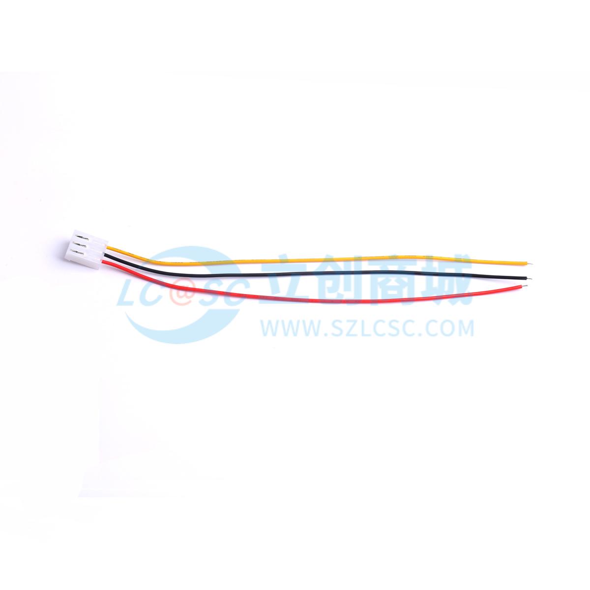 HX CH3.96-3P DT 200mm 22AWG实物图