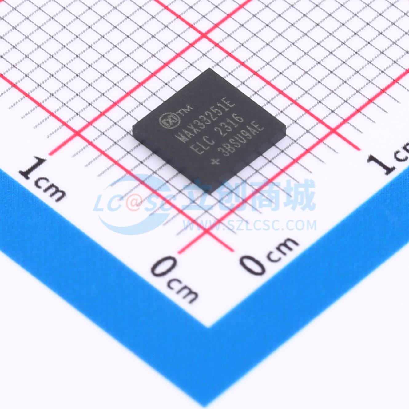 点击查看大图 MAX33251EELC+实物图