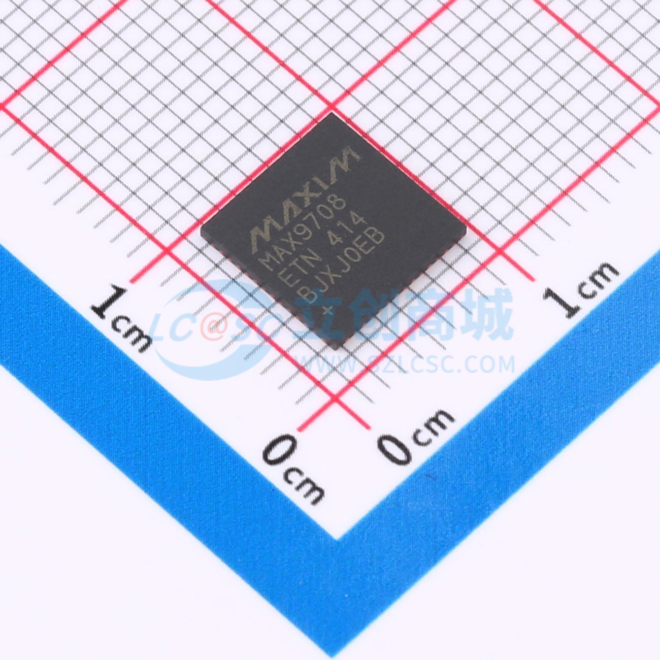 点击查看大图 MAX9708ETN+D实物图