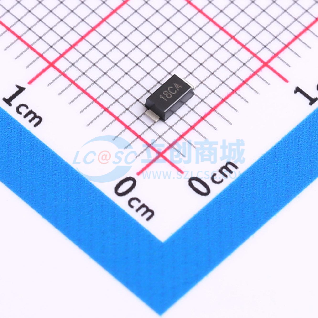 点击查看大图 SMFJ18CA实物图